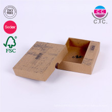 высокое качество дешевые рециркулированная бумажная коробка крафт для аксессуаров